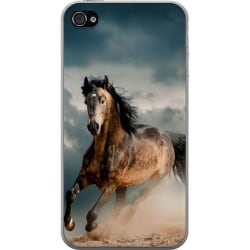 Apple iPhone 4 Genomskinligt Skal Häst