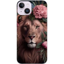 Apple iPhone 15 Plus Gjennomsiktig deksel Blomster løver