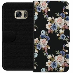 Samsung Galaxy S7 Plånboksfodral Floral