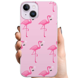 Apple iPhone 15 TPU Mobilcover Flamingo
