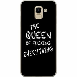 Samsung Galaxy J6 Genomskinligt Skal Queen of Everything
