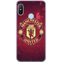 Xiaomi Mi A2 Lite Gennemsigtig cover Manchester United FC
