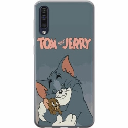 Samsung Galaxy A50 Genomskinligt Skal Tom och Jerry