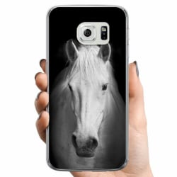 Samsung Galaxy S6 edge TPU Mobilskal Vit Häst