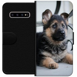 Samsung Galaxy S10 Plånboksfodral Schäfer Puppy
