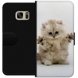Samsung Galaxy S7 Plånboksfodral Katt