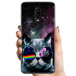 OnePlus 6T TPU Mobilskal Space Cat