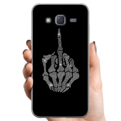 Samsung Galaxy J5 TPU Mobilskal Fuck You Bling