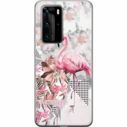 Huawei P40 Pro Mjukt skal - Flamingo
