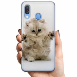 Samsung Galaxy A40 TPU Mobilskal Katt