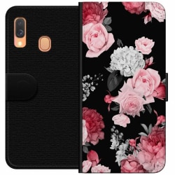 Samsung Galaxy A40 Plånboksfodral Blommor