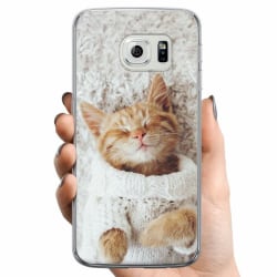 Samsung Galaxy S6 edge TPU Mobilskal Katt