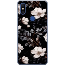 Xiaomi Mi Mix 3 Genomskinligt Skal Blommor Floral