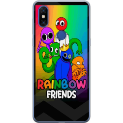 Xiaomi Mi Mix 3 Genomskinligt Skal Rainbow Vänner
