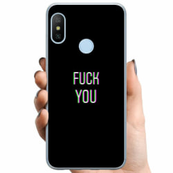 Xiaomi Mi A2 Lite TPU Mobilskal FUCK YOU *
