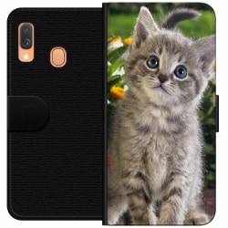 Samsung Galaxy A40 Plånboksfodral Cat