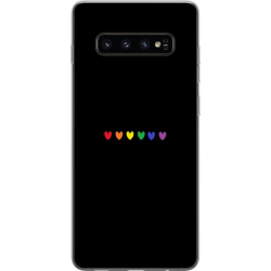 Samsung Galaxy S10 Skal / Mobilskal - Pride Hearts