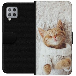 Samsung Galaxy A42 5G Plånboksfodral Kitty Sweater