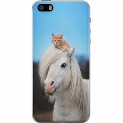 Apple iPhone SE Mjukt skal - Häst & Katt