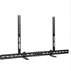 Wisfor Universal Soundbar-fästen under TV, Soundbar TV-fäste Passar Soundbars med eller utan hål Soundbar-fäste för Sonos, Samsung, Sony, LG black