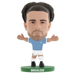 Manchester City FC Jack Grealish SoccerStarz fotbollsfigur Blå/Hvid One Size