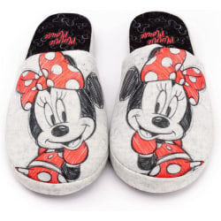 Disney Minnie Mouse Tofflor mor/mor 5 UK-6 UK Grå Grey 5 UK-6 UK