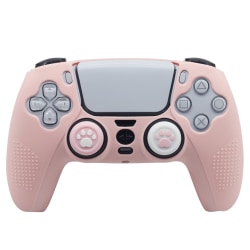 Lämplig för PS5-kontroller sött cover antisladd cover, rosa
