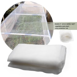 Anti-insektsnät, cover, dammsäkert nylon , anti-fågelnät för grönsaksväxthus, trädgårdsnät (2,5 * 10M)