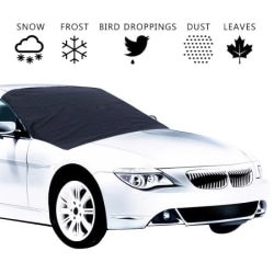 Bilvindruteskydd, SDLOGAL magnetiskt skyddskåpa, för bil mot frost, snö, is och sol. 215*125 cm