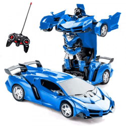 Radiostyrd Transformers Bil Blå