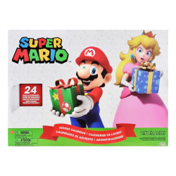 Nya Super Mario Adventskalender med Figurer (2022) MultiColor