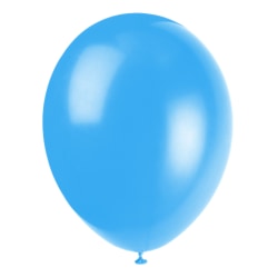 Ballonger i latex 10-pack, Ljusblå