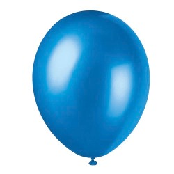 Ballonger i latex 10-pack, Blå