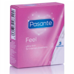 3-Pack Pasante Sensitive Feel Kondomer - Ultra Tunna Transparent
