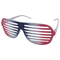VIPER Shutter Shades Solglasögon - Svart / Röd / Vit multifärg