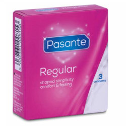 3-Pack Pasante Regular Kondomer Transparent