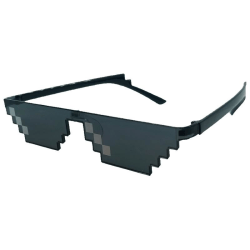 VIPER Swag Hipster Solglasögon 6-Pixlar Svart