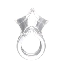 Chisa Crown Ring Penisring Och Testikelring - Klar Ø3,5cm Transparent one size