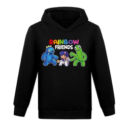 Barn Pojkar Rainbow Friends Print Långärmad Luvtröja Huvtröja Pullover Toppar13-14 år