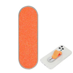 2-pack smartphone fingerstöd - telefonhållare Ring-ABS+TPU orange