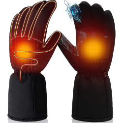 Vinteruppladdningsbara elektriska varma uppvärmda handskar män dam batteridrivna värmehandskar, vattentät pekskärm thermal uppvärmda handskar för wi