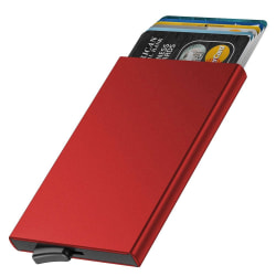 Smart Korthållare (RFID Säker) - Röd Röd one size