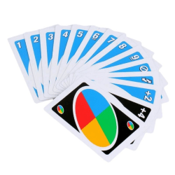 UNO Sällskapsspel / Spelkort / Kortspel - Spel till Resa multifärg
