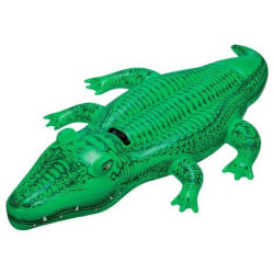 Krokodil Ride-On Baddjur - Badmadrass Grön