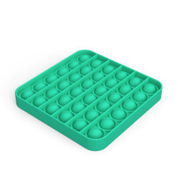10-pack - Pop It Fidget Bubble Square - Grön Grön