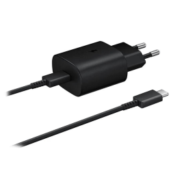 Snabbladdare för Samsung USB Typ-C inkl. kabel Svart