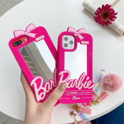 Internetkändis Barbie-spegel lämplig för iPhone 14pro XR/8P 11/12promax barbie mirror single shell iphone xr