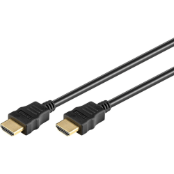 HDMI-kabel 1 meter 4K-stöd 3D-stöd guldpläterade kontakter 1 m