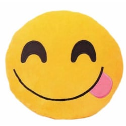 Emoji kuddar | Kudde | Stor 38 cm | Stick out tongue