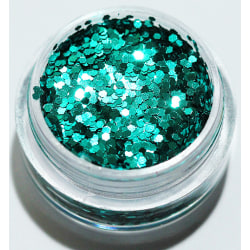 Nail Glitter - Hexagon - Sea - 8ml - Glitter Blue